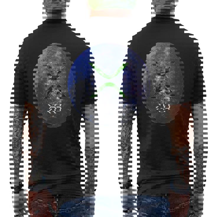 Xrp 極月 リップル 暗号通貨 デジタルコイン メンズTシャツ バックプリント