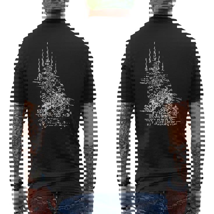 Yantraak Yant Diwali Hanuman 仏経 タイ タイ メンズTシャツ バックプリント
