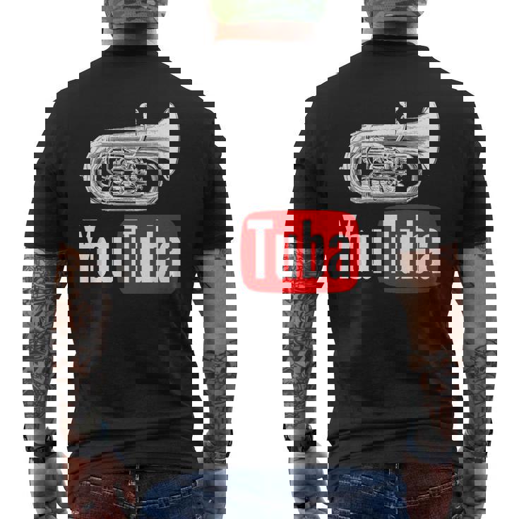 You Tuba Tuba マーチングバンド ユーフォニアム チューバ メンズTシャツ バックプリント