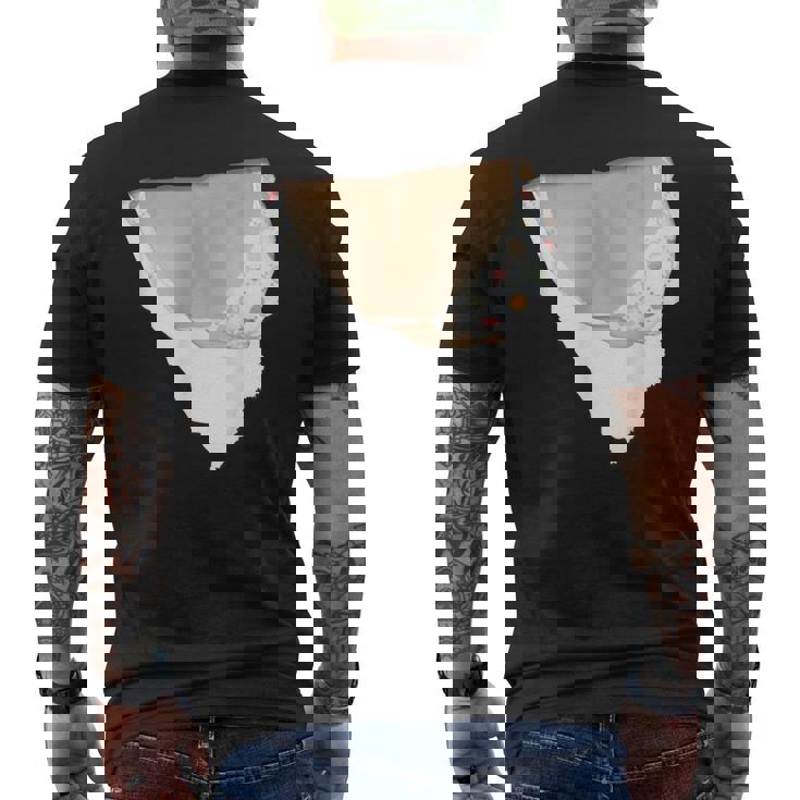 Your Boobs Arehowing おっぱいが食べたおっぱいを メンズTシャツ バックプリント