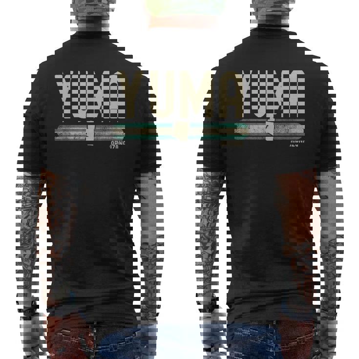 Yuma Az メンズTシャツ バックプリント