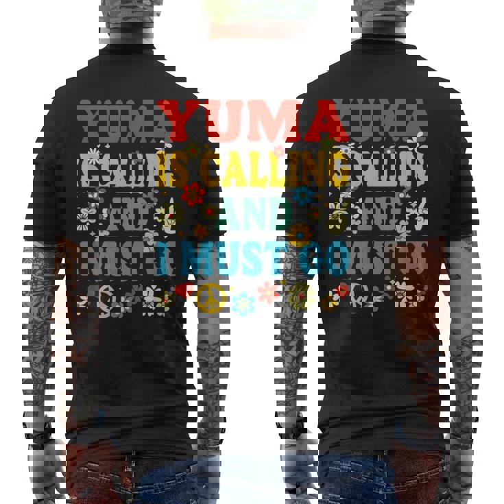 Yuma Is Calling ユマが呼んでいる メンズTシャツ バックプリント