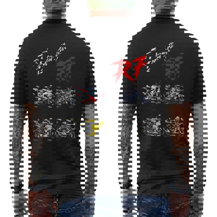 Yzf-R7、Yzf、R7、Yzf R7、バイク、バイク、レーシングバイク メンズTシャツ バックプリント