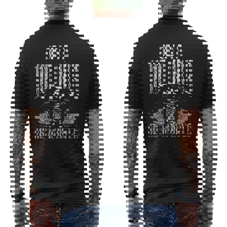 Zio Biker Moto Motorsport Papà Padre Nipote Nipote T-shirt da uomo con stampa posteriore