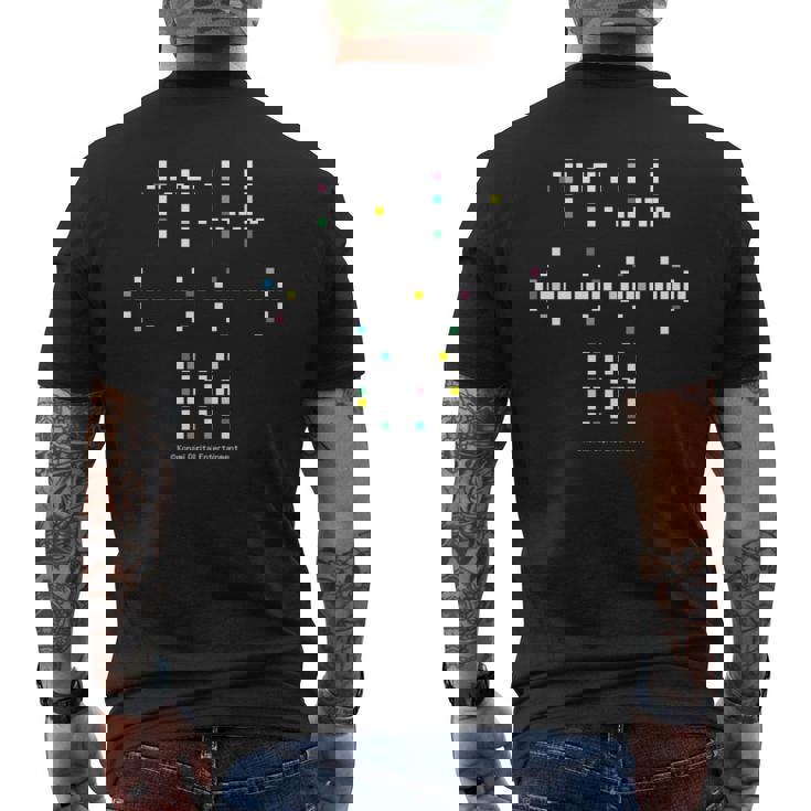 「グラディウス」上上下下左右左右ba タイル 長袖tシャツ メンズTシャツ バックプリント