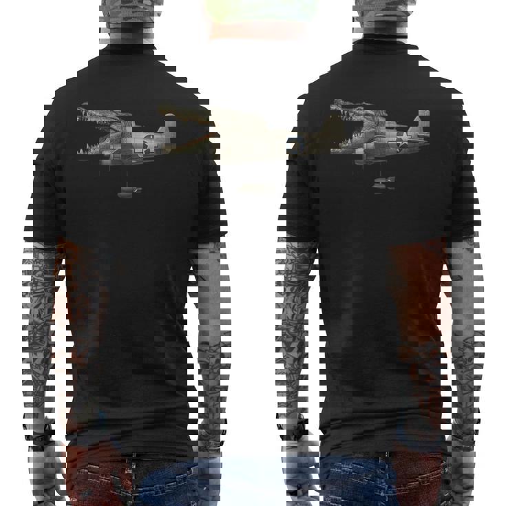 「ボンバルディーノ・クロコディロ」イタリアンブレインロット・ボンバルディーノ・ミーム メンズTシャツ バックプリント