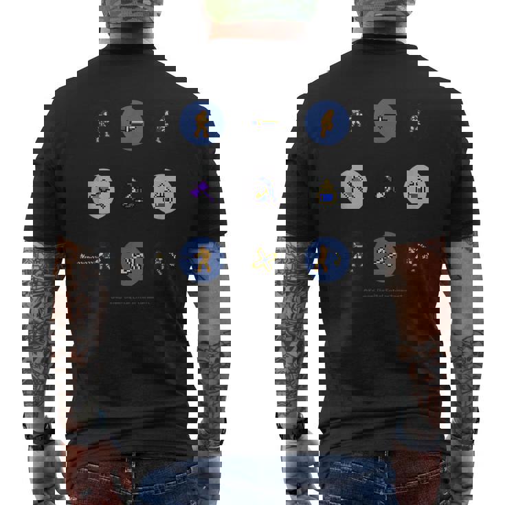 「悪魔城ドラキュラ」9 Circles メンズTシャツ バックプリント