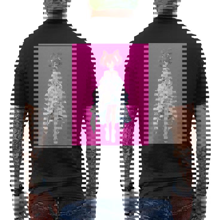 『Moyo』（成人）擬人化プロジェクト メンズTシャツ バックプリント