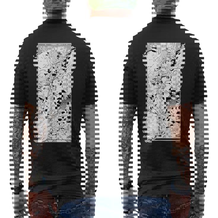 【さくらみこ】『ヤマト神想怪異譚』漫画コマtシャツ（本人セレクト 日本語） メンズTシャツ バックプリント