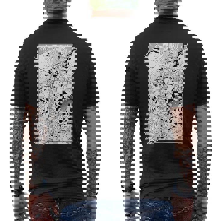 【さくらみこ】『ヤマト神想怪異譚』漫画コマtシャツ（本人セレクト 英語） メンズTシャツ バックプリント