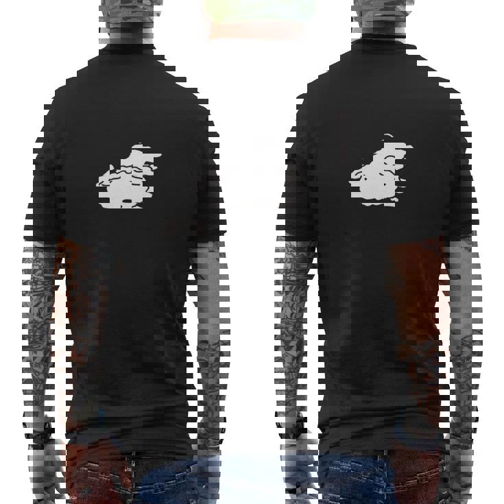 【まんが】クレヨンしんちゃん くたーなシロ 長袖tシャツ メンズTシャツ バックプリント