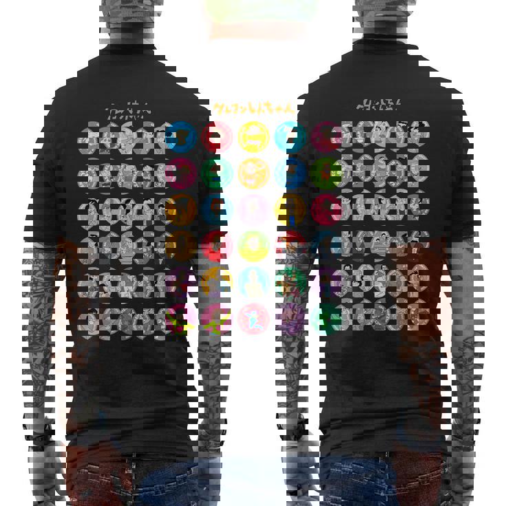 【まんが】クレヨンしんちゃん 全員集合！ メンズTシャツ バックプリント