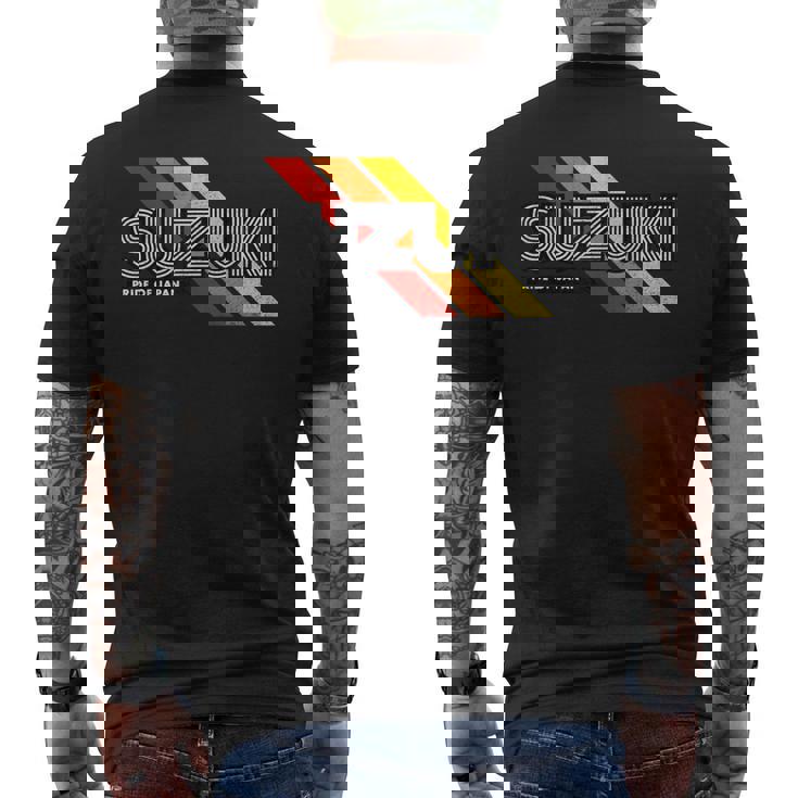 【スズキさんや鈴木さんの為のデザイン】 誇り 自慢 推し活 アイドル スター 応援 おもしろ 面白 ネタ メンズTシャツ バックプリント