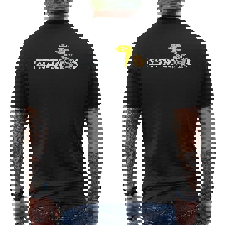 【テレビ東京公式】「テレ東ファン支局」開局1周年記念グッズ黒 メンズTシャツ バックプリント