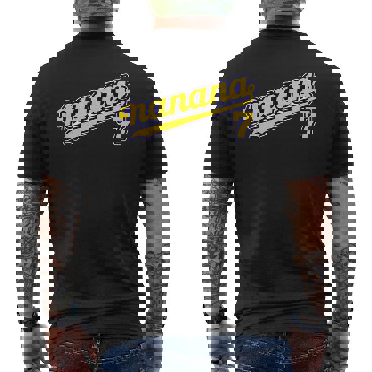 【テレビ東京公式】ナナナ【卓球】 メンズTシャツ バックプリント