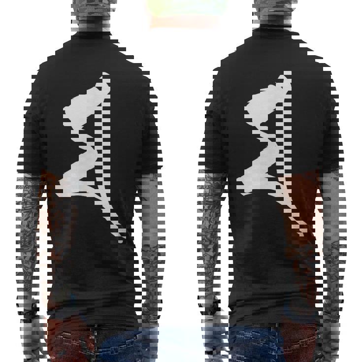 【マ】梵字 大黒天 摩利支天 孔雀明王 手書き 悉曇文字 古代文字 仏教 グッズ 守護神 お守り スピリチュアル メンズTシャツ バックプリント