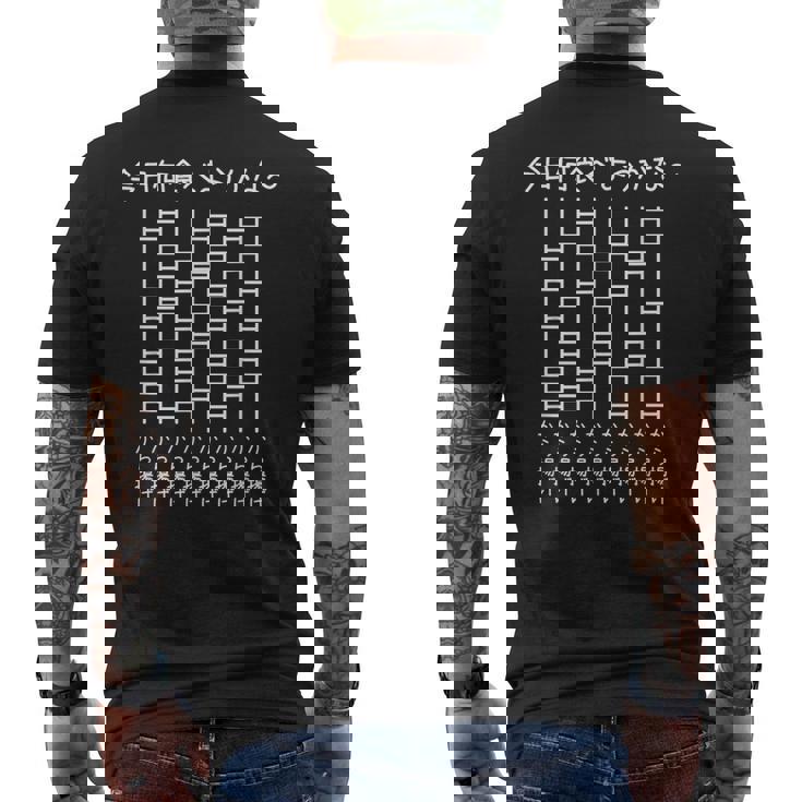 【今日何食べようかな から揚げ】からあげ 遊び心 おもしろ 面白い ユーモア ギャグ ネタ ウケ狙い 笑える 変な メンズTシャツ バックプリント