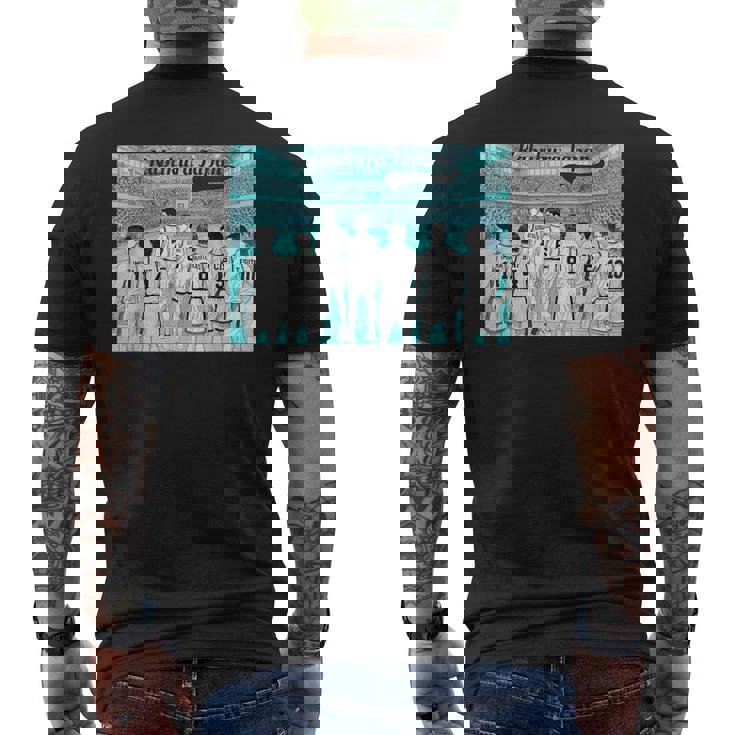 【株クラデザイングッズ】株クラジャパン 株クラセブン メンズTシャツ バックプリント