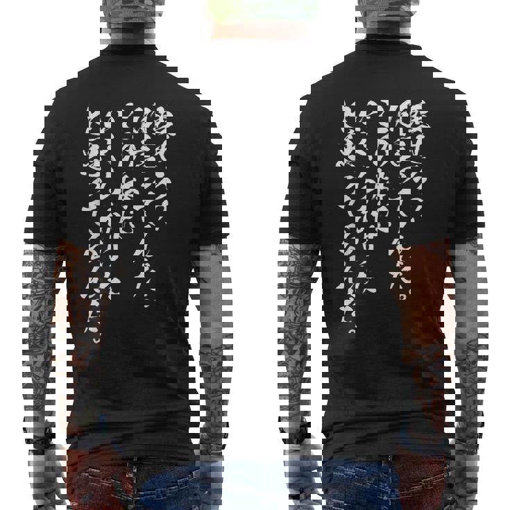 【痩せろ？何言ってんだ。この体にいくらかけたと思ってるんだ。】筆文字 おもしろ 面白い ウケる ふざけ ネタ 笑える メンズTシャツ バックプリント