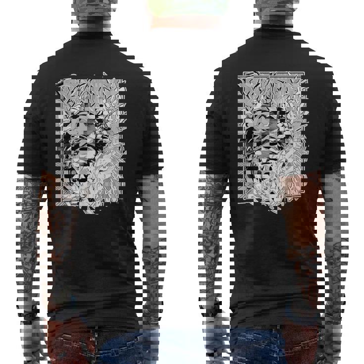 【百鬼あやめ】『ヤマト神想怪異譚』漫画コマtシャツ（本人セレクト 英語） メンズTシャツ バックプリント