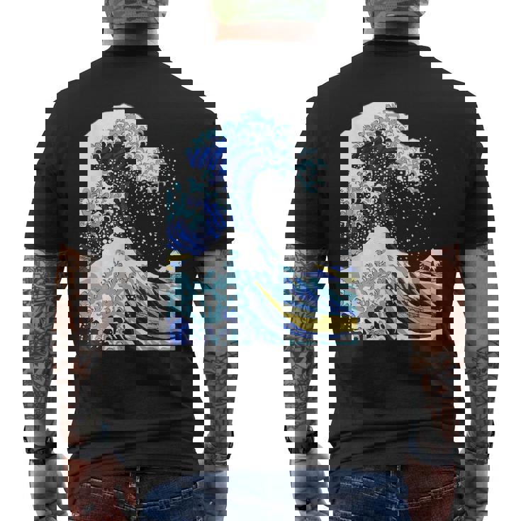 【神奈川沖浪裏】葛飾北斎 和柄 日本のお土産 贈り物 ギフト メンズTシャツ バックプリント