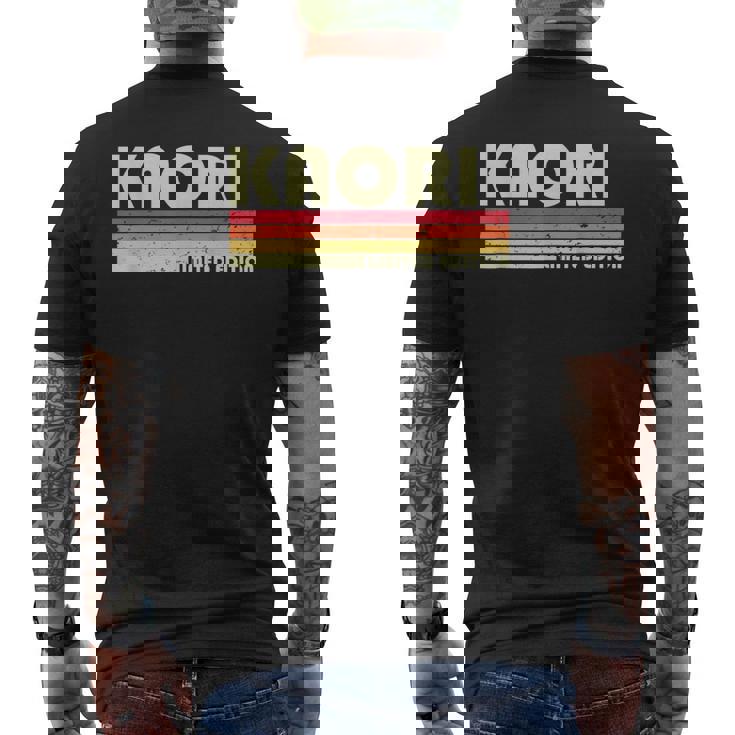 【香織 かおり】名前 名字 家族お揃い ギャグ ネタ ウケ狙い 贈り物 ギフト 面白い おもしろ メンズTシャツ バックプリント