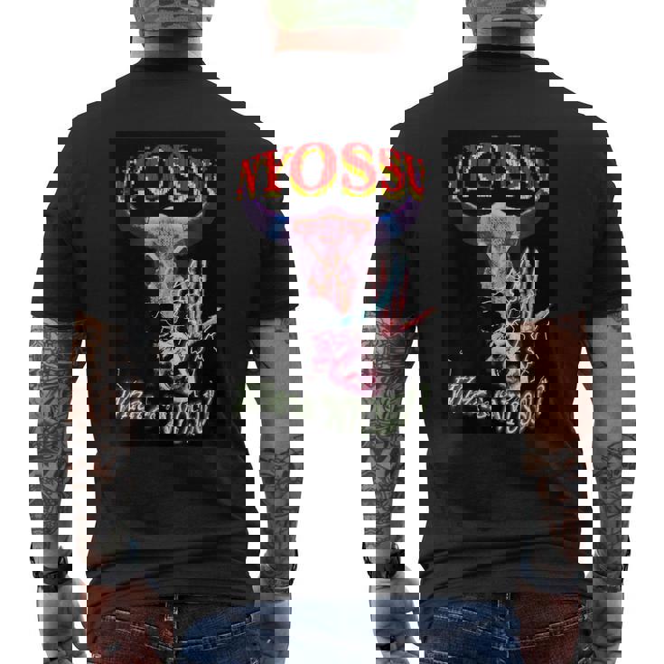 うびびびびはんじょう メンズTシャツ バックプリント