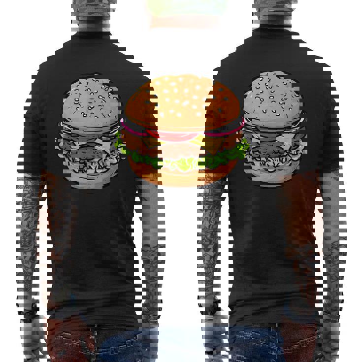 おいしい食通にインスパイアされた メンズTシャツ バックプリント