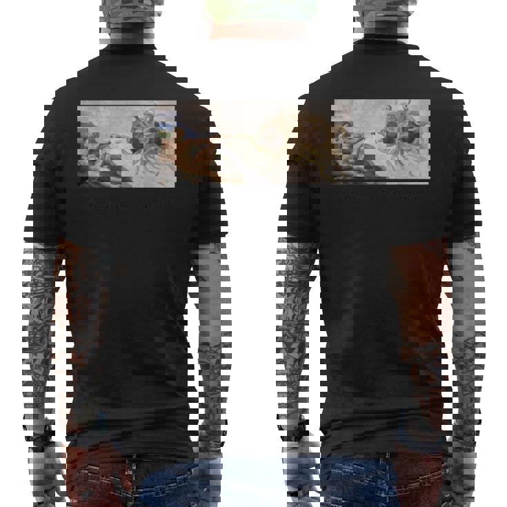 おかしい。ラーメンを頂けますか？空飛ぶスパゲッティモンスターギフト メンズTシャツ バックプリント