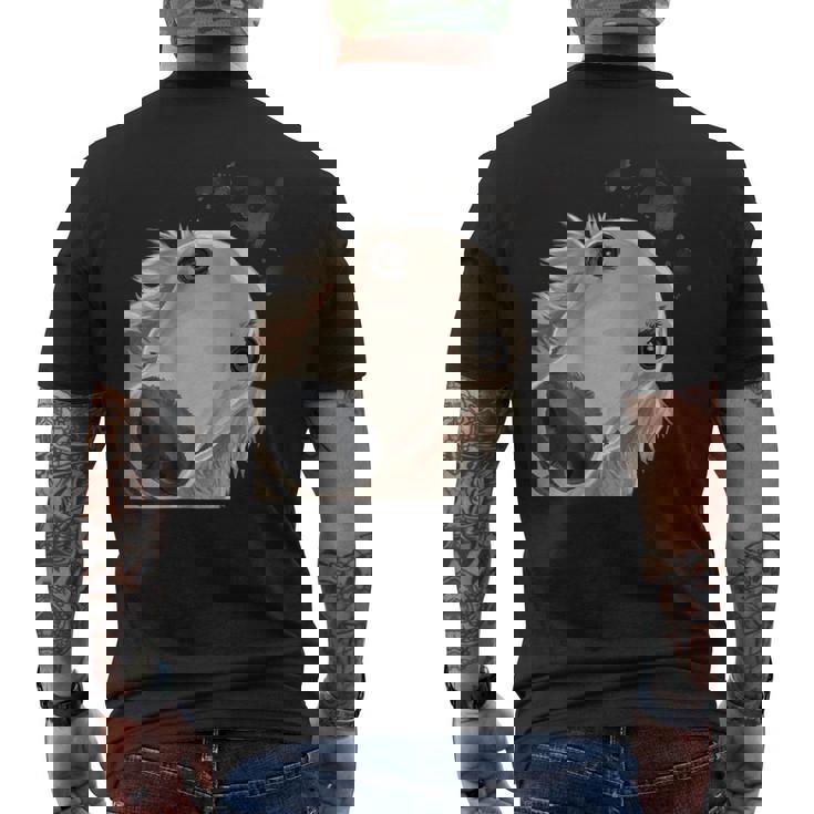 おさるの犬 バルソイ メンズTシャツ バックプリント