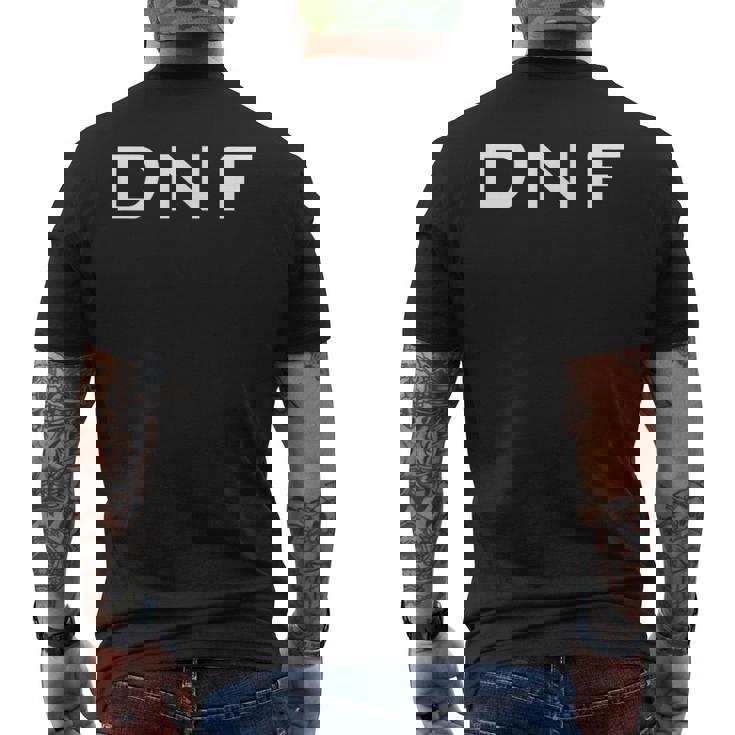 おもしろい Dnf メンズTシャツ バックプリント