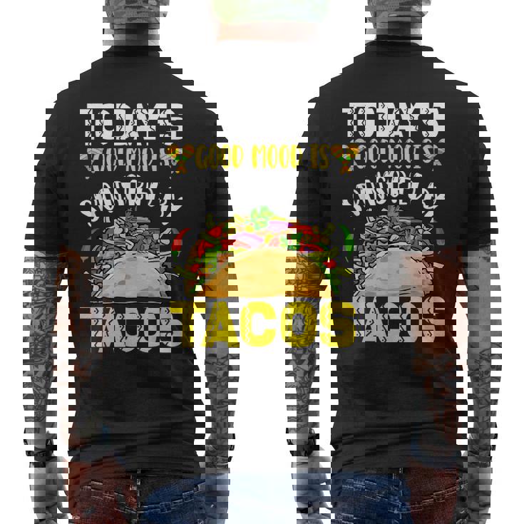 おもしろタコス シンコ・デ・マヨ タコスフェスティバル ビーガン メキシコ料理 メンズTシャツ バックプリント