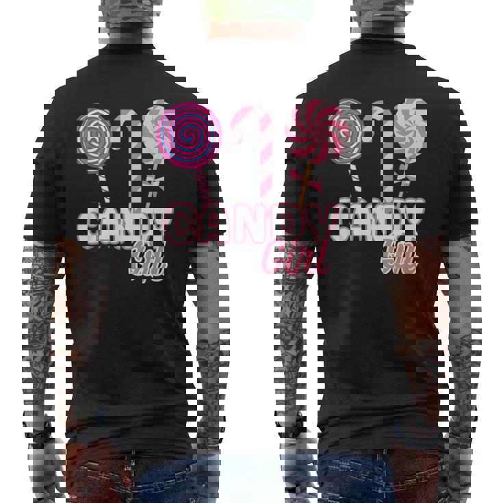 おもしろロリポップ アート キャンディ ロリポップ 恋人 メンズ レディース キッズ メンズTシャツ バックプリント