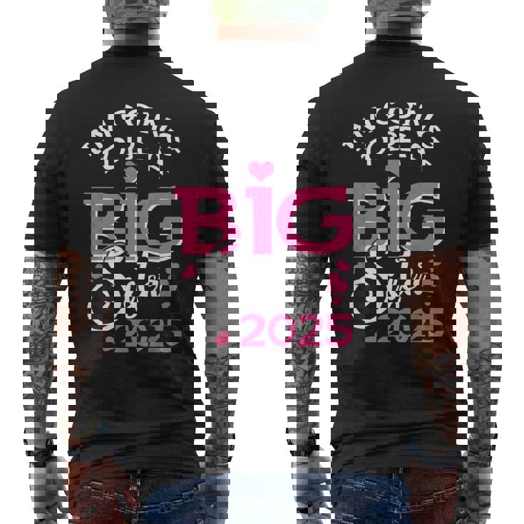 お姉さんになる 2025 妊娠のお知らせ メンズTシャツ バックプリント