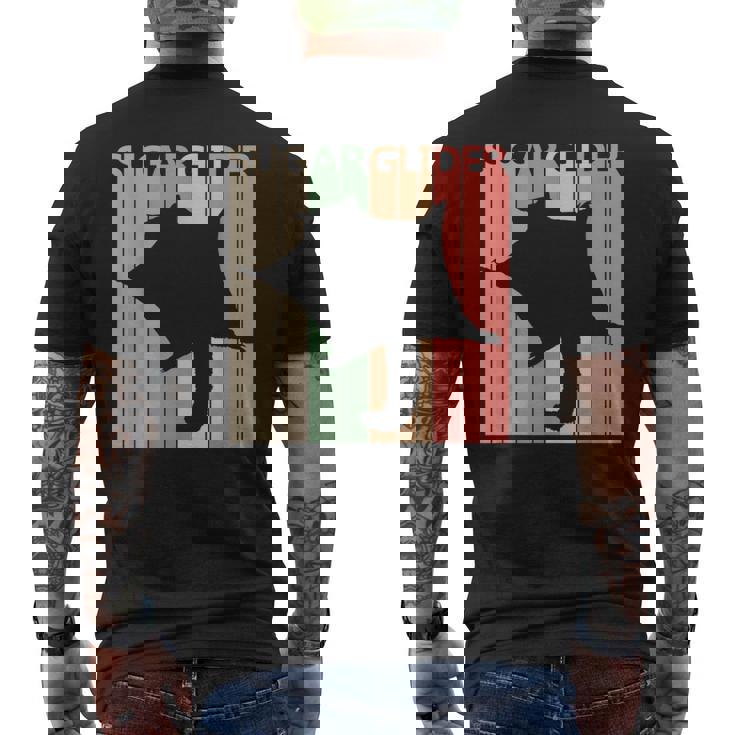 かわいい フクロモモンガ 動物の メンズTシャツ バックプリント