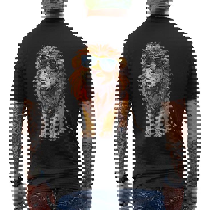 かわいい ライオン キッズ レディース メンズ メンズTシャツ バックプリント