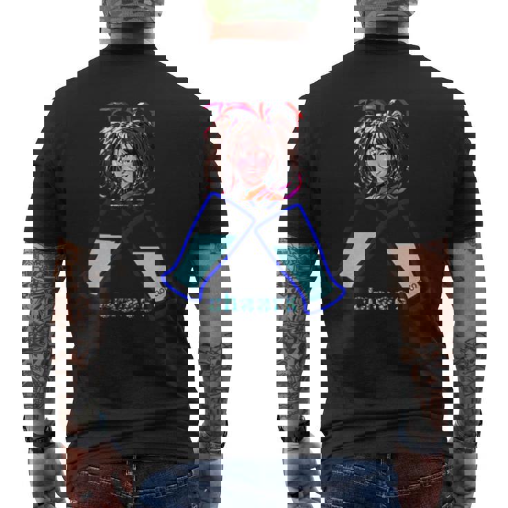 かわいい 可愛い 女の人 若い 美人 イラスト 日本 きれい メンズTシャツ バックプリント