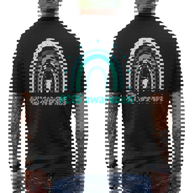 かわいいpcos啓発ボヘミアンレインボーpcosサポート。 メンズTシャツ バックプリント