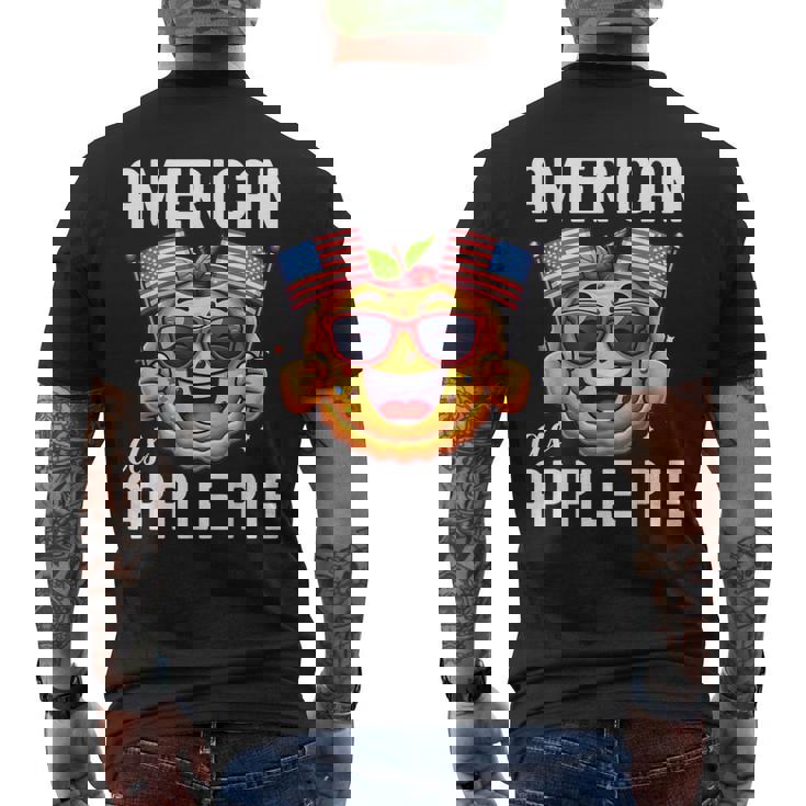 かわいいアメリカンアップルパイシャツ メンズ レディース キッズ メンズTシャツ バックプリント