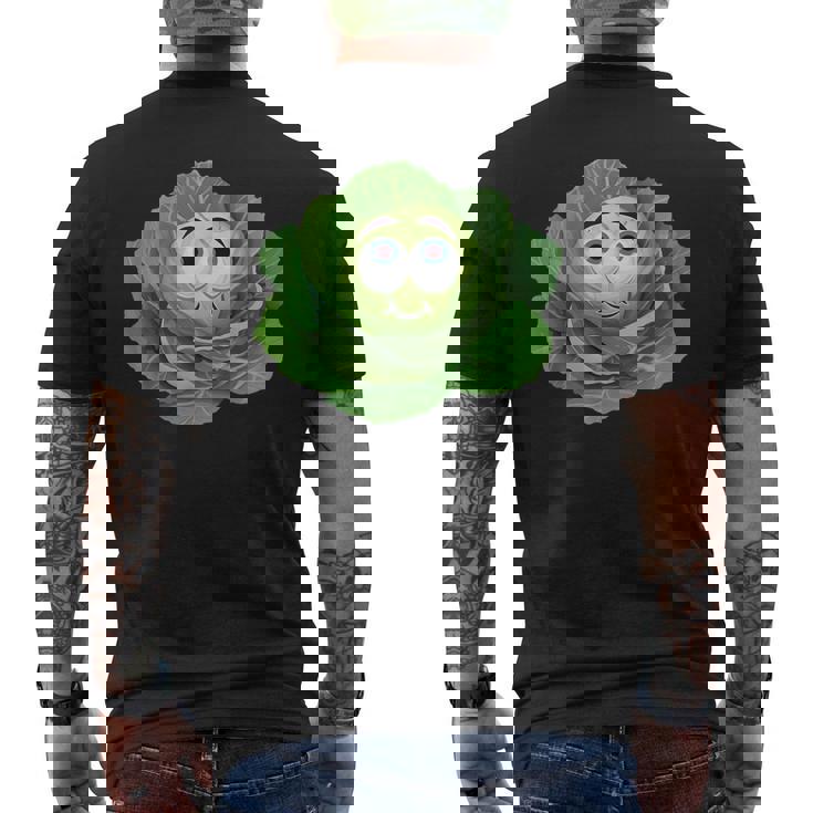 かわいいキャベツチーム ハロウィンコスチューム キャベツ愛好家 ビーガンtシャツ メンズTシャツ バックプリント