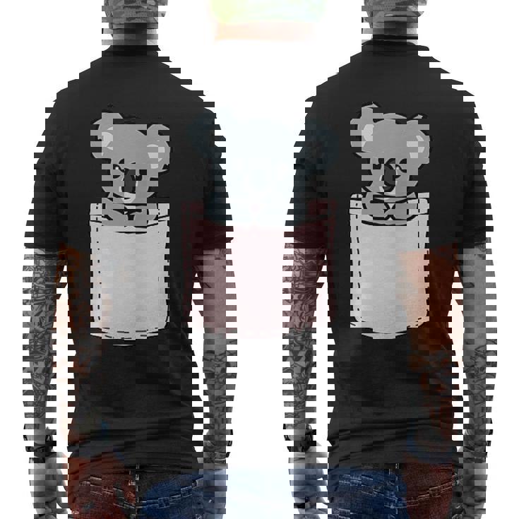 かわいいコアラ コアラベア ポケットアニマル メンズ レディース ティーン キッズ メンズTシャツ バックプリント