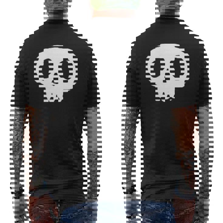 かわいいスカル メンズTシャツ バックプリント