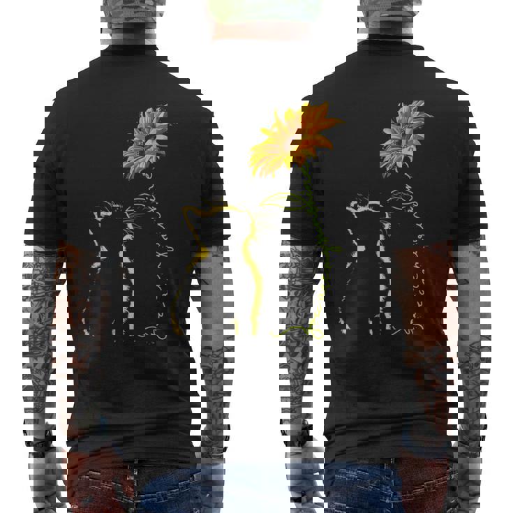 かわいい猫のシルエット 猫好き 猫飼い 猫 ネコ ねこくろねこ好き 面白い サプライズ ギフト にゃんこ 長袖tシャツ メンズTシャツ バックプリント