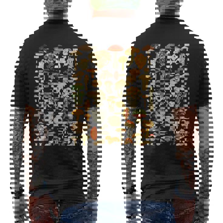 きのこシャツ菌類菌類採食きのこささやき Kinoko Koibito Gifuto メンズTシャツ バックプリント