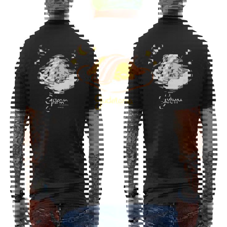 ぐでたま おやすみ メンズTシャツ バックプリント