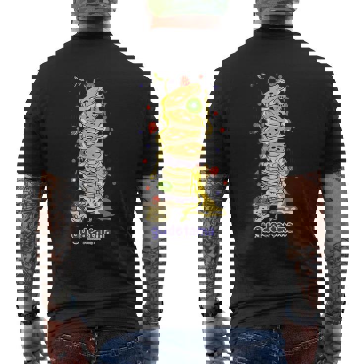 ぐでたま パンケーキ メンズTシャツ バックプリント