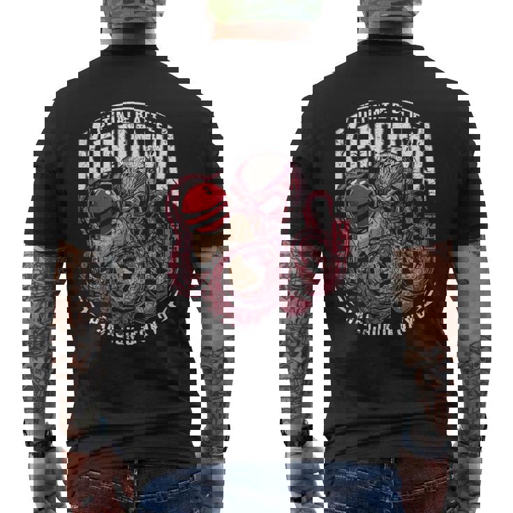 けん玉 原宿 東京 たこ けん玉 戦い お土産 メンズTシャツ バックプリント