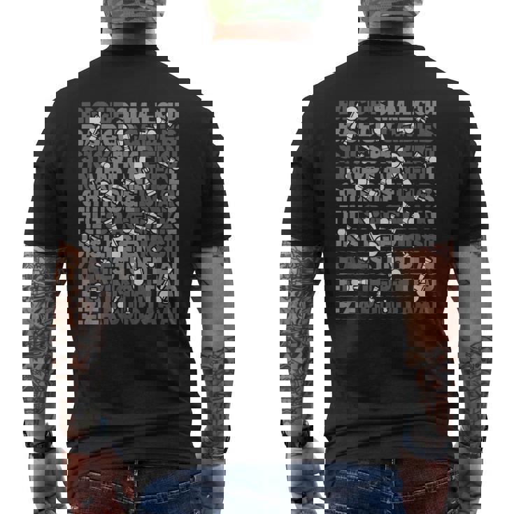 けん玉トリックケンダマトリックネーム「Spirit Of Kendama」 メンズTシャツ バックプリント