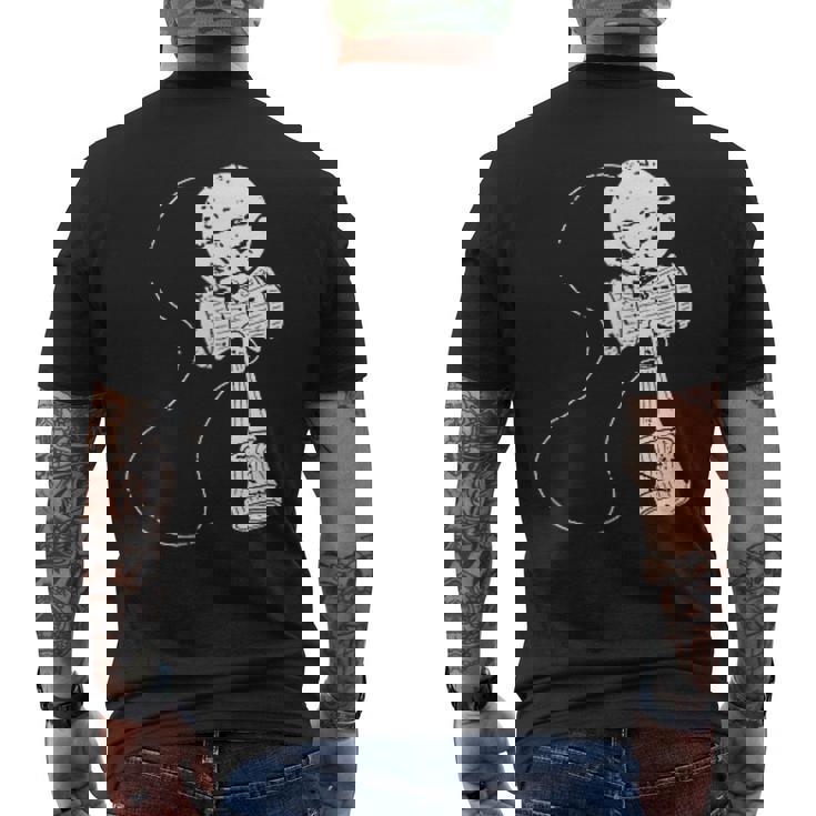 けん玉プレーヤー けん玉アパレル けん玉 トリックトレーニングギア メンズTシャツ バックプリント