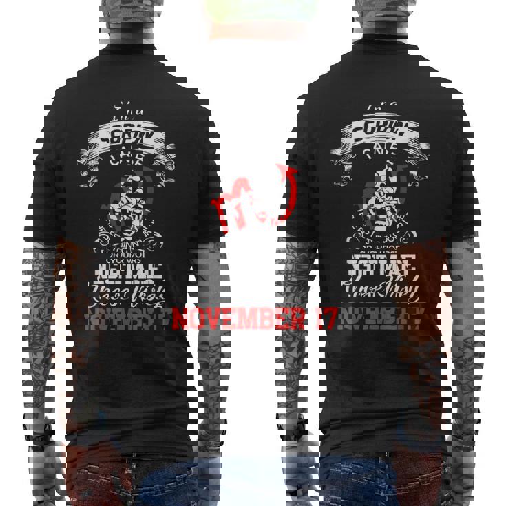 さそり座 11月17日 星座 占星術 星占い サイン 誕生日 メンズTシャツ バックプリント